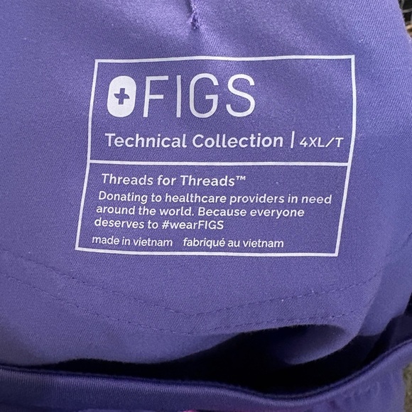 Figs Scrub Jogger 4XL Tall Purple Lavender - Picture 7 of 7